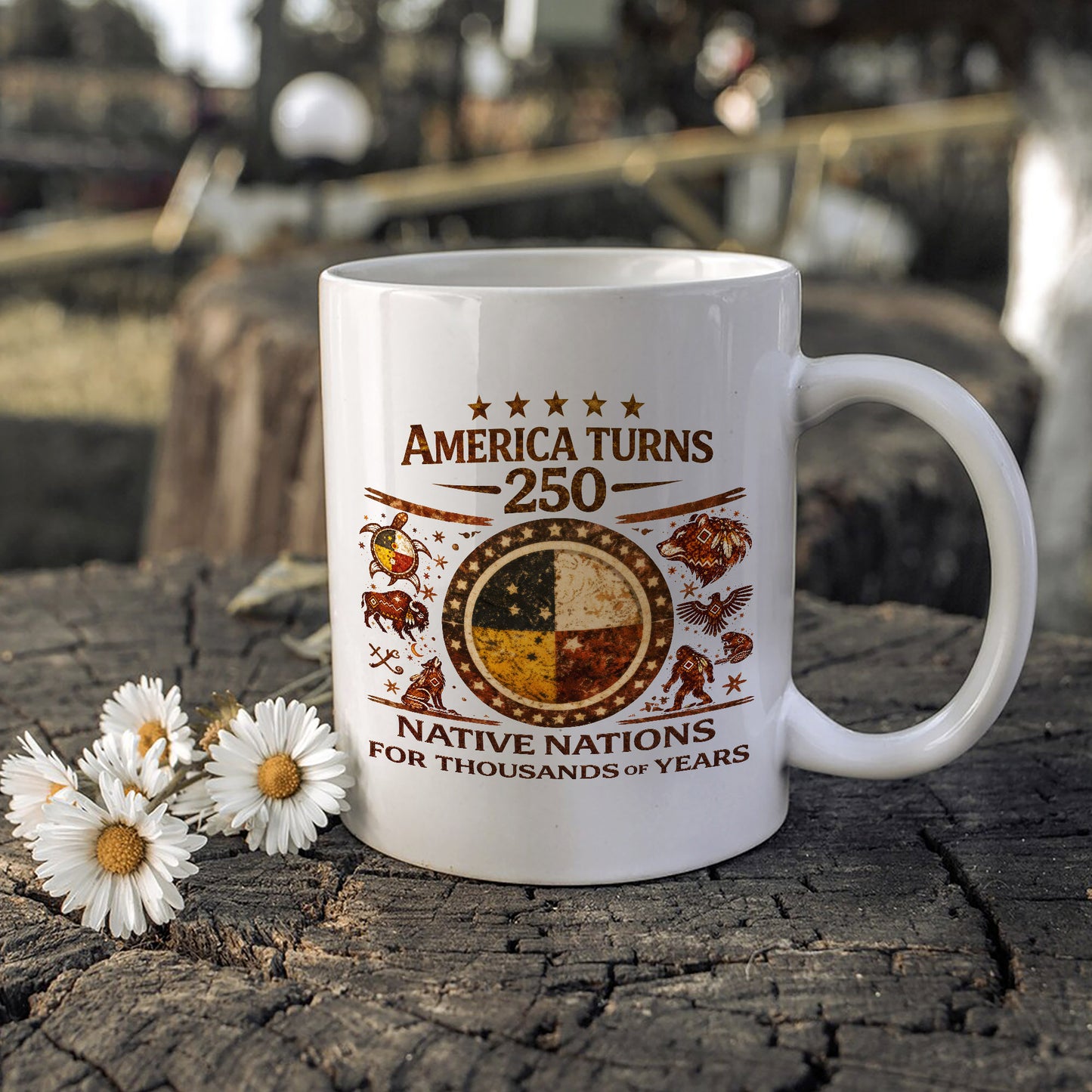 Indigenous Heritage Before 1776 Ceramic Coffee Mug