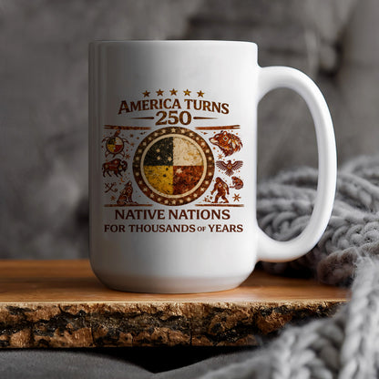 Indigenous Heritage Before 1776 Ceramic Coffee Mug