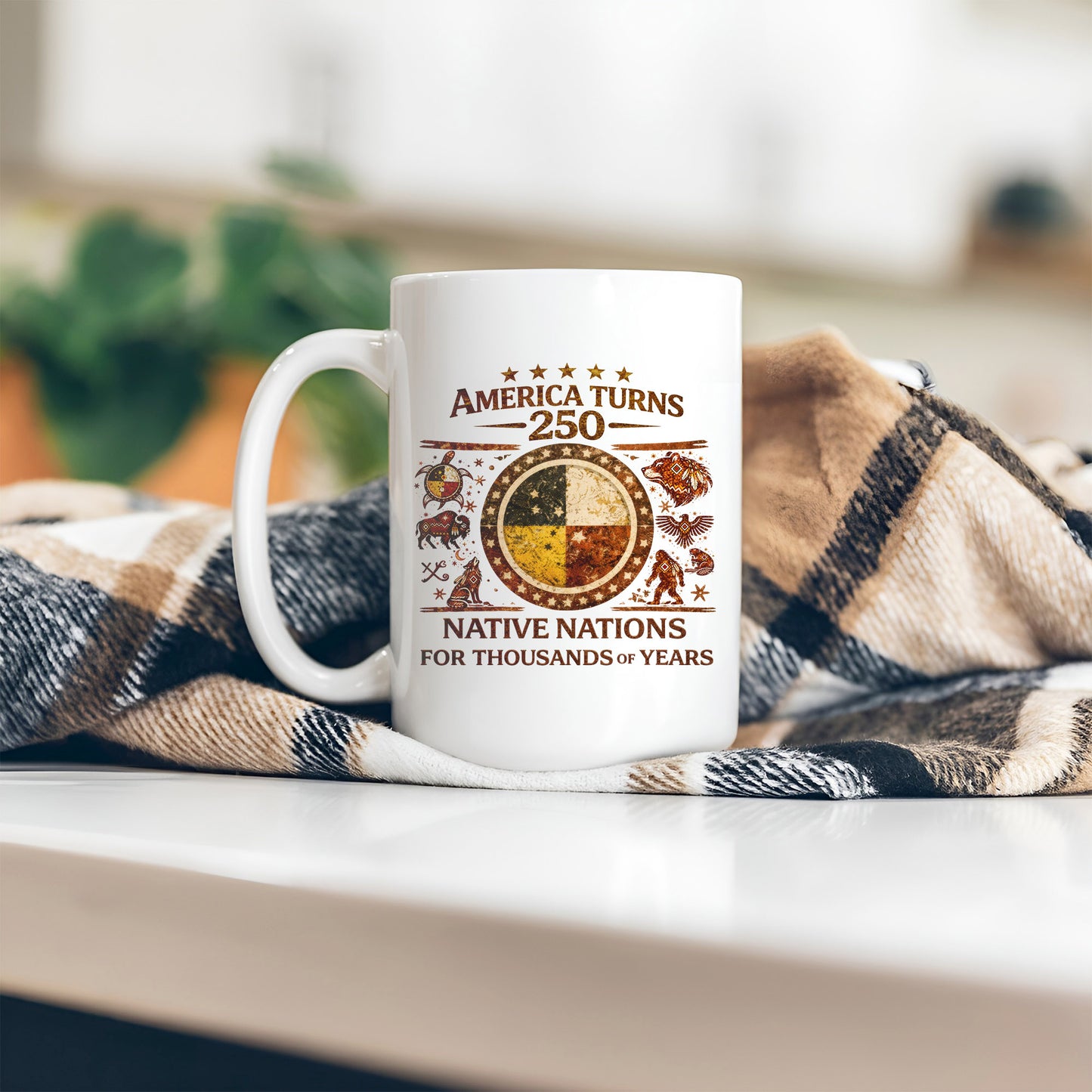 Indigenous Heritage Before 1776 Ceramic Coffee Mug