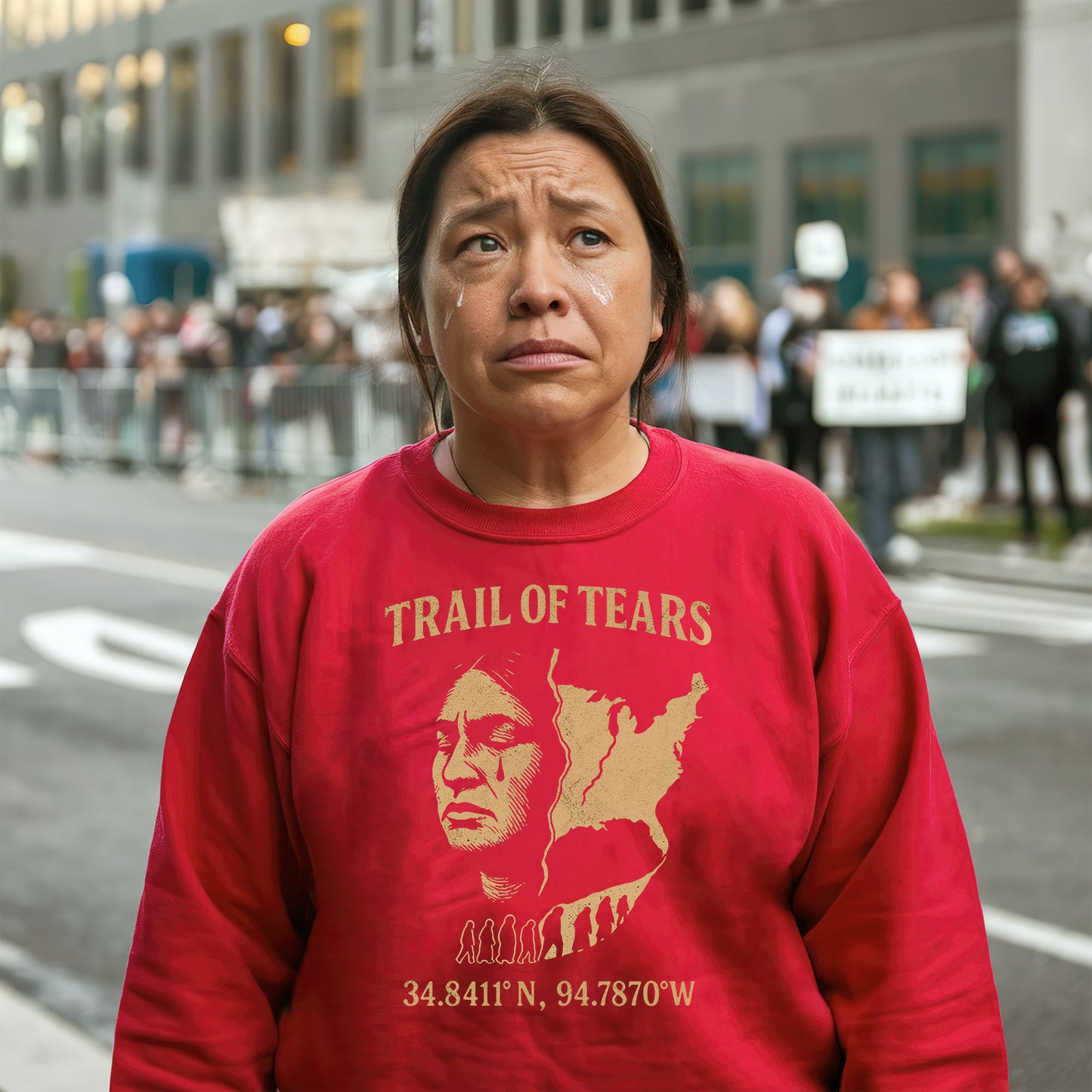 Trail of Tears Memorial - Indigenous History Graphic Unisex T-Shirt/Hoodie/Sweatshirt