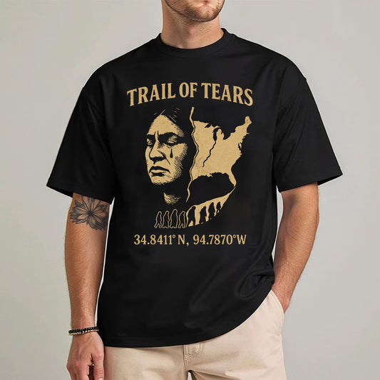 Trail of Tears Memorial - Indigenous History Graphic Unisex T-Shirt/Hoodie/Sweatshirt