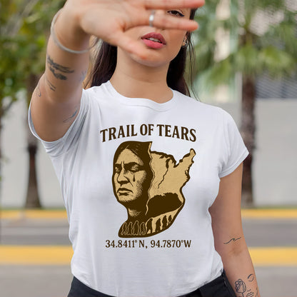 Trail of Tears Memorial - Indigenous History Graphic Unisex T-Shirt/Hoodie/Sweatshirt