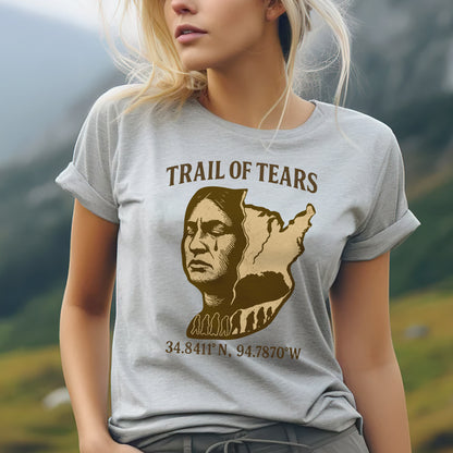 Trail of Tears Memorial - Indigenous History Graphic Unisex T-Shirt/Hoodie/Sweatshirt