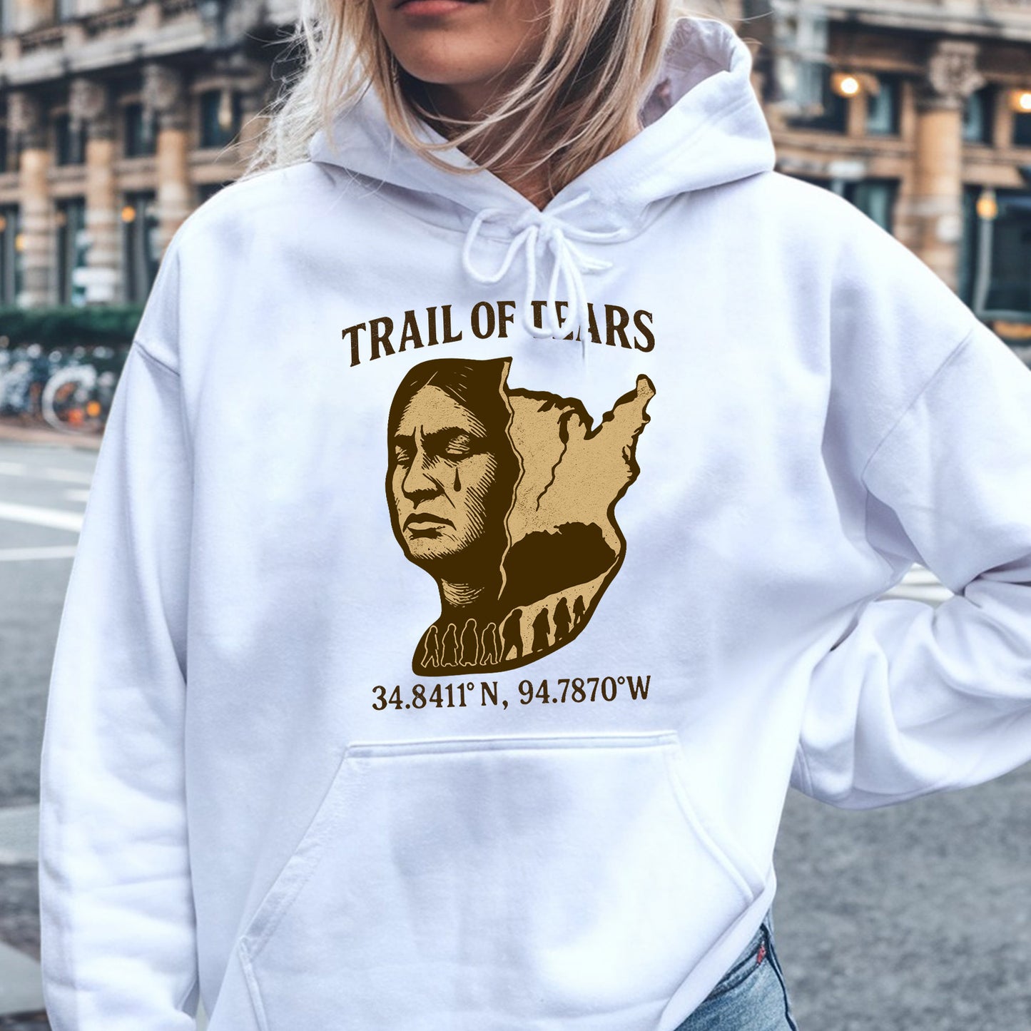 Trail of Tears Memorial - Indigenous History Graphic Unisex T-Shirt/Hoodie/Sweatshirt