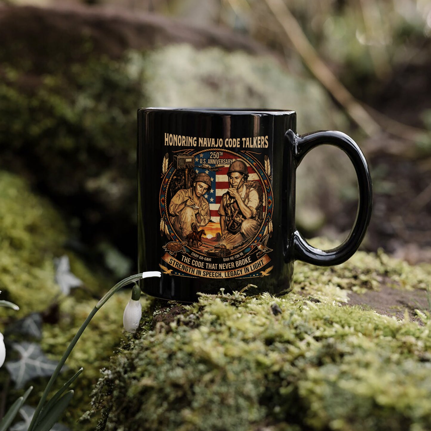 Navajo Code Talkers 250th Anniversary Ceramic Coffee Mug