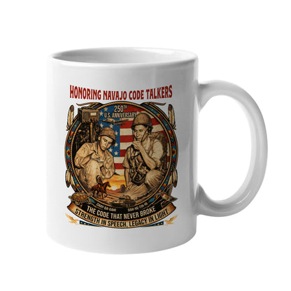 Navajo Code Talkers 250th Anniversary Ceramic Coffee Mug