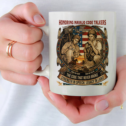 Navajo Code Talkers 250th Anniversary Ceramic Coffee Mug