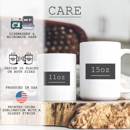Water Is The First Medicine Ceramic Coffee Mug