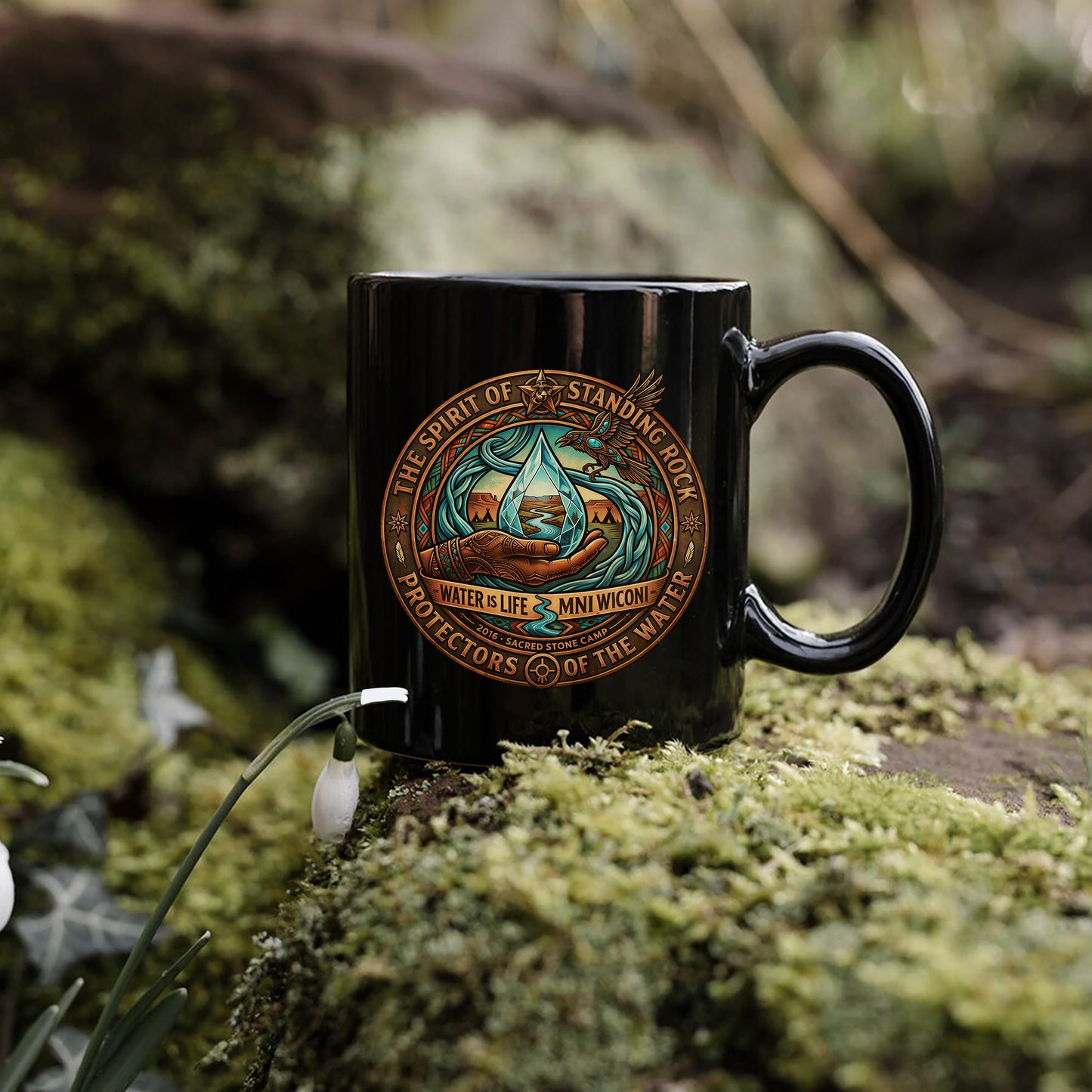 The Spirit of Standing Rock Ceramic Coffee Mug