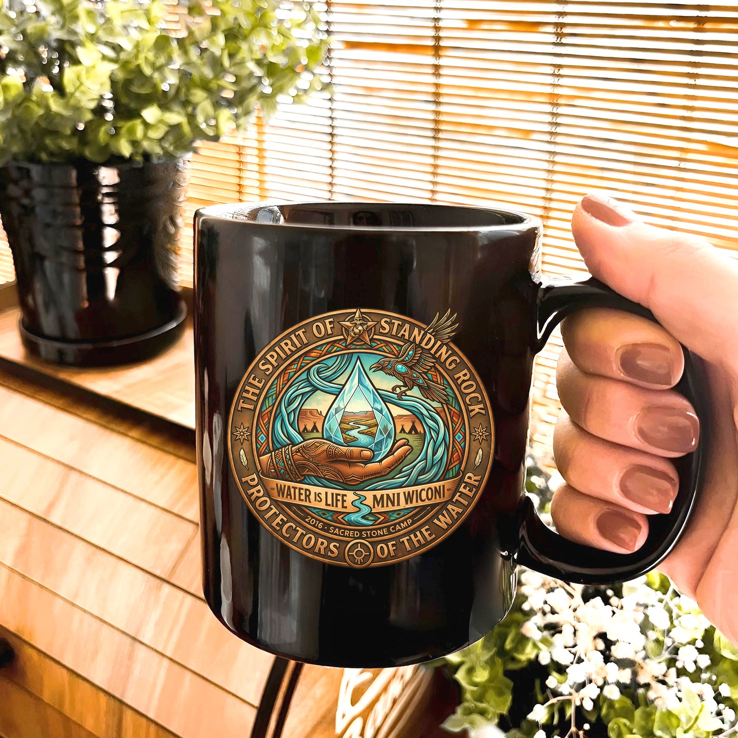 The Spirit of Standing Rock Ceramic Coffee Mug