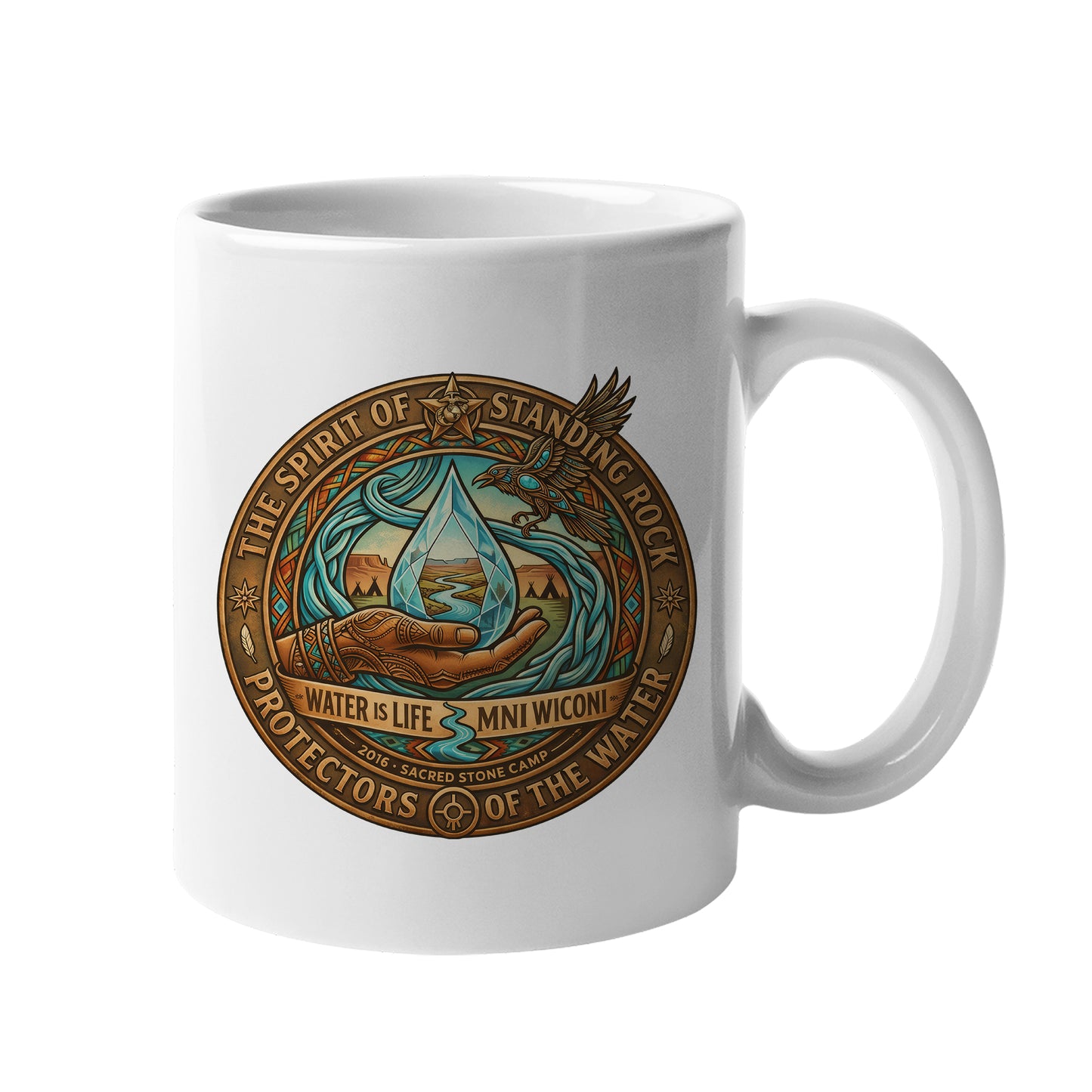 The Spirit of Standing Rock Ceramic Coffee Mug
