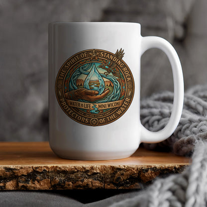 The Spirit of Standing Rock Ceramic Coffee Mug