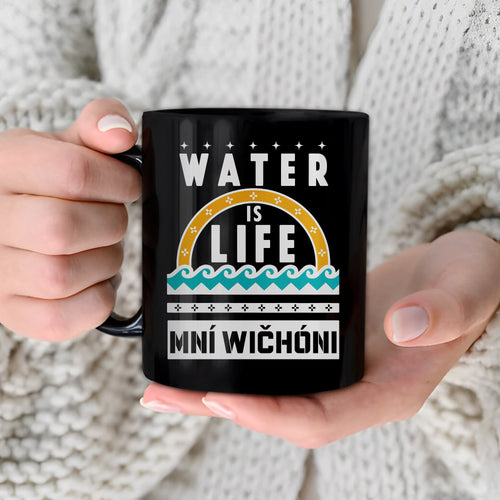Water is Life Mini Wíčhóni - Ceramic Coffee Mug