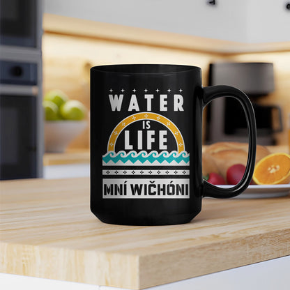 Water is Life Mini Wíčhóni - Ceramic Coffee Mug