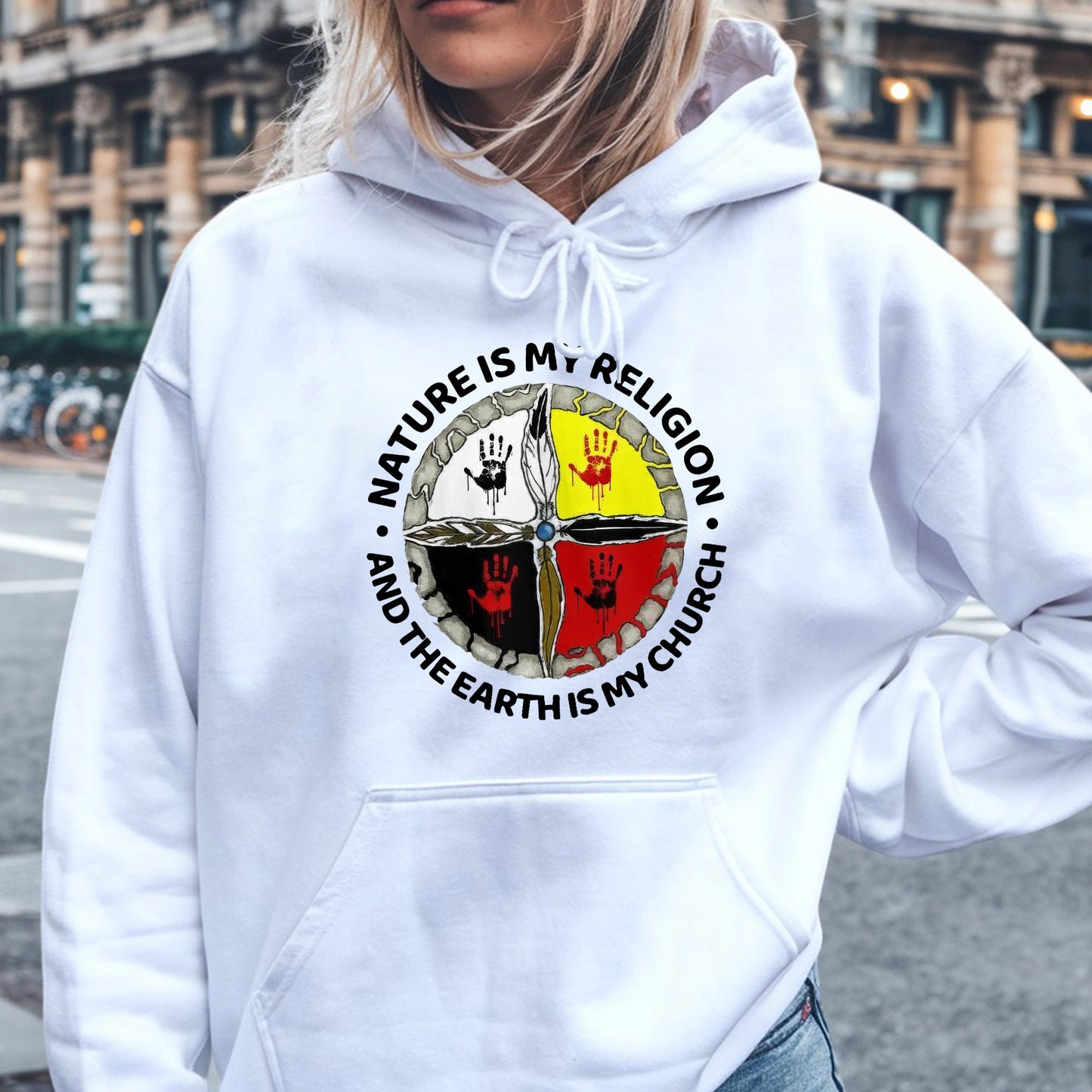 Nature Is My Religion - The Earth Is My Church Unisex T-Shirt/T-Shirt V-Neck/Hoodie/Sweatshirt