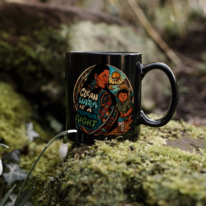 Clean Water is a Human Right - Ceramic Coffee Mug