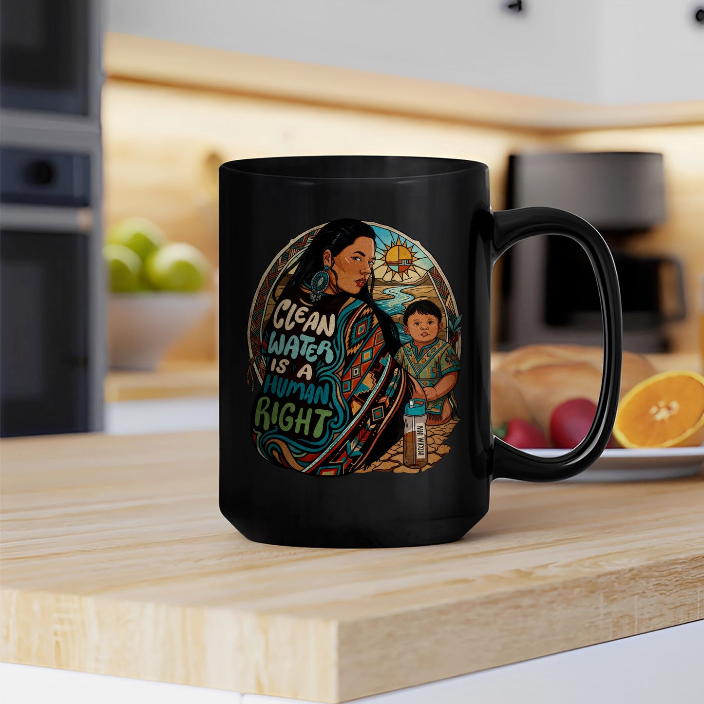 Clean Water is a Human Right - Ceramic Coffee Mug