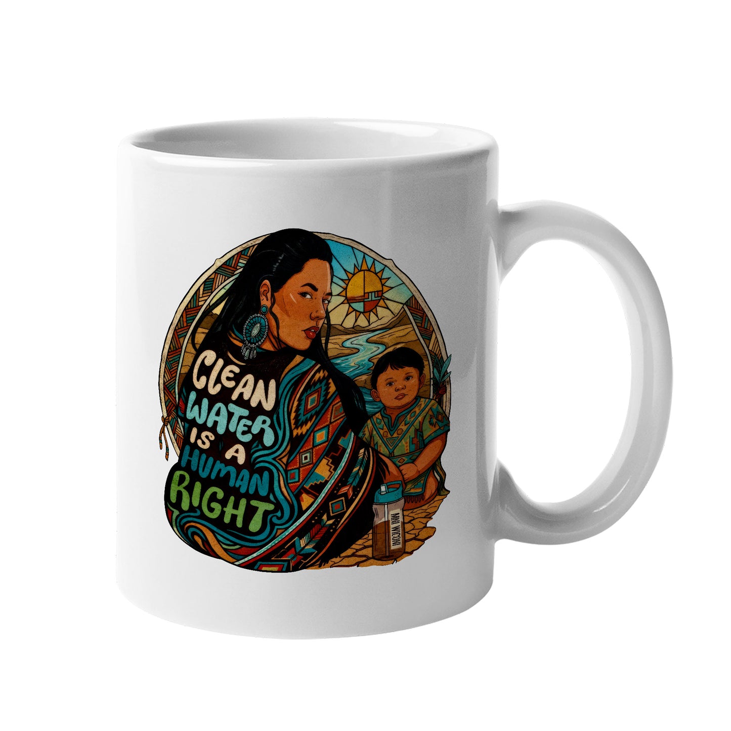 Clean Water is a Human Right - Ceramic Coffee Mug