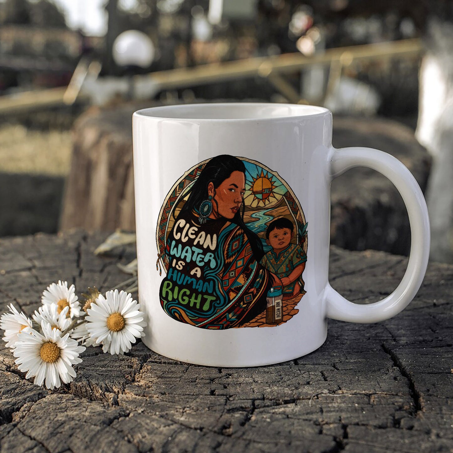 Clean Water is a Human Right - Ceramic Coffee Mug