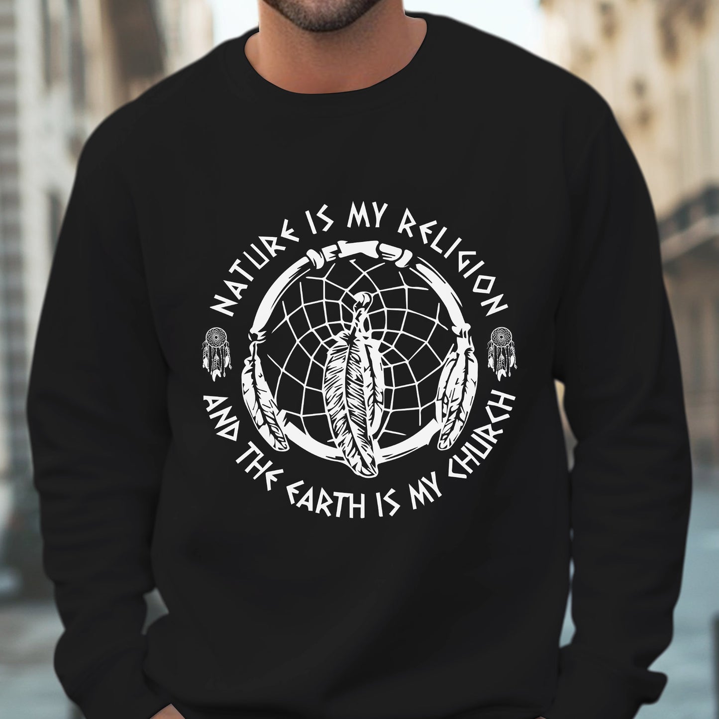 Nature Is My Religion, The Earth Is My Church - Dreamcatcher Unisex T-Shirt/T-Shirt V-Neck/Hoodie/Sweatshirt