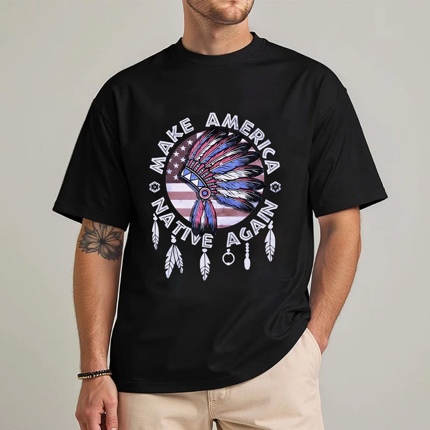 Make America Native Again Statement Unisex T-Shirt/T-Shirt V-Neck/Hoodie/Sweatshirt