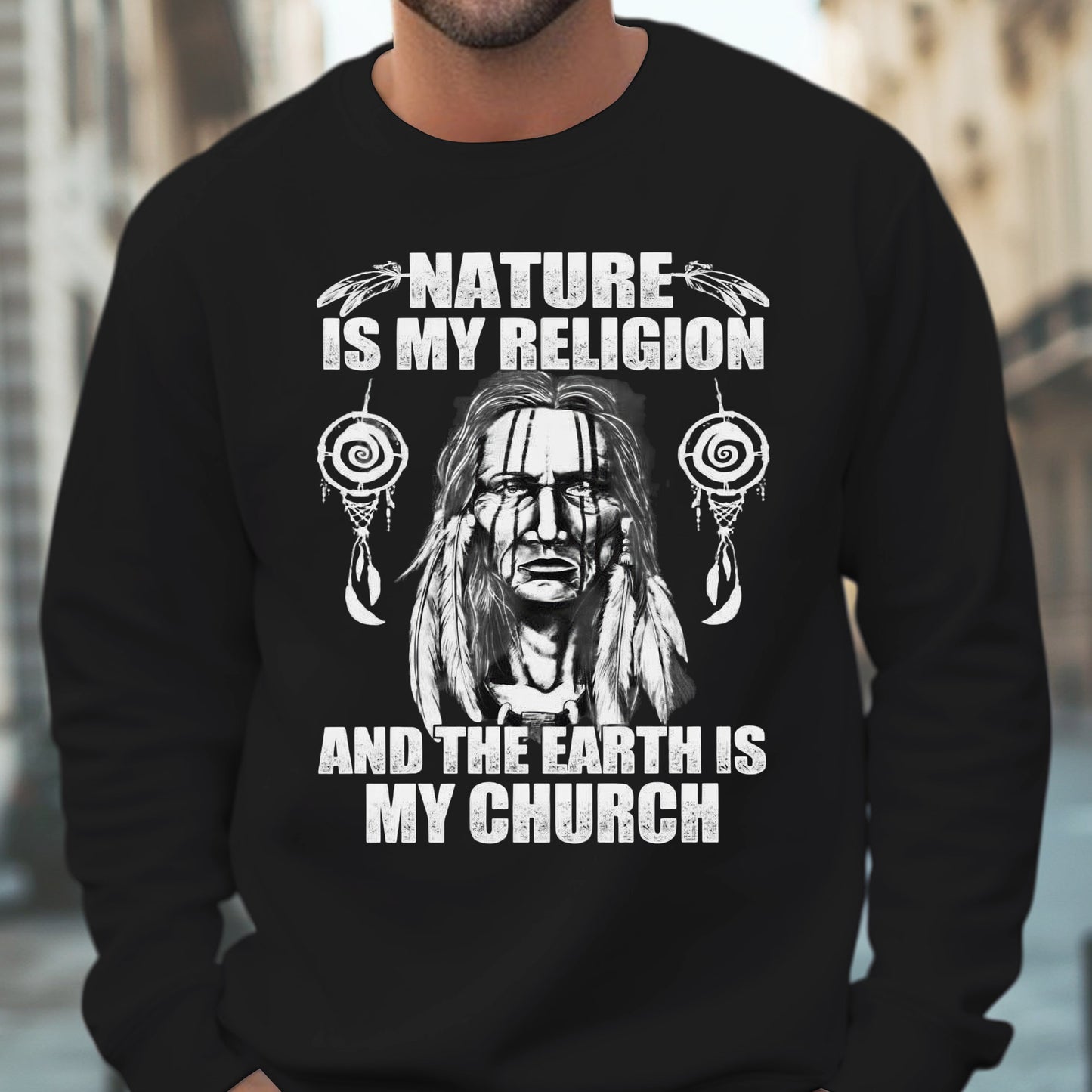 Nature & Earth Statement - Elder Portrait Design Unisex T-Shirt/T-Shirt V-Neck/Hoodie/Sweatshirt