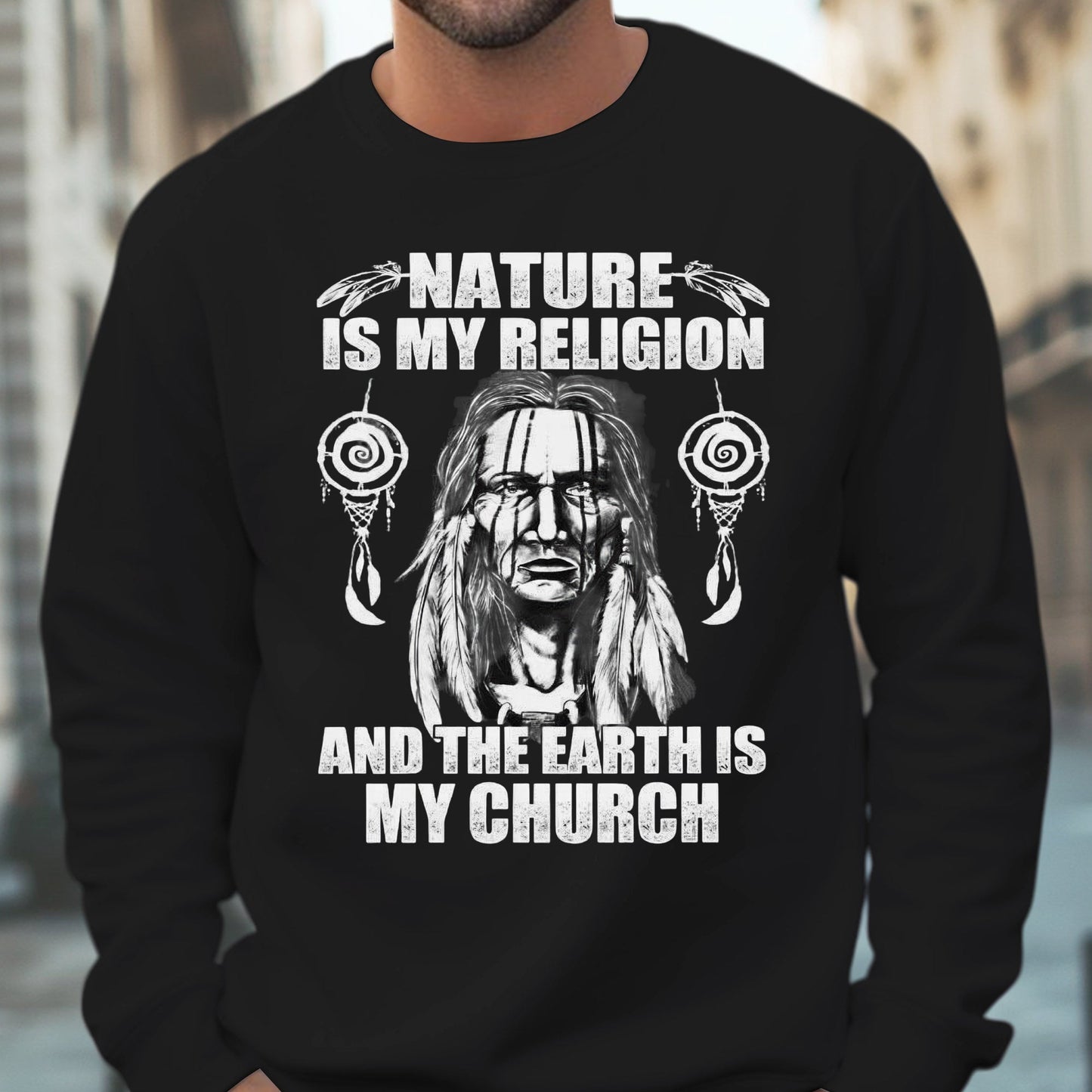 Nature & Earth Statement - Elder Portrait Design Unisex T-shirt/T-shirt V-neck/Hoodie/Sweatshirt