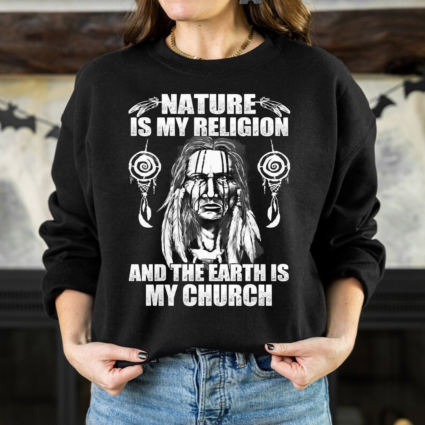 Nature & Earth Statement - Elder Portrait Design Unisex T-Shirt/T-Shirt V-Neck/Hoodie/Sweatshirt