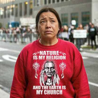 Nature & Earth Statement - Elder Portrait Design Unisex T-Shirt/T-Shirt V-Neck/Hoodie/Sweatshirt