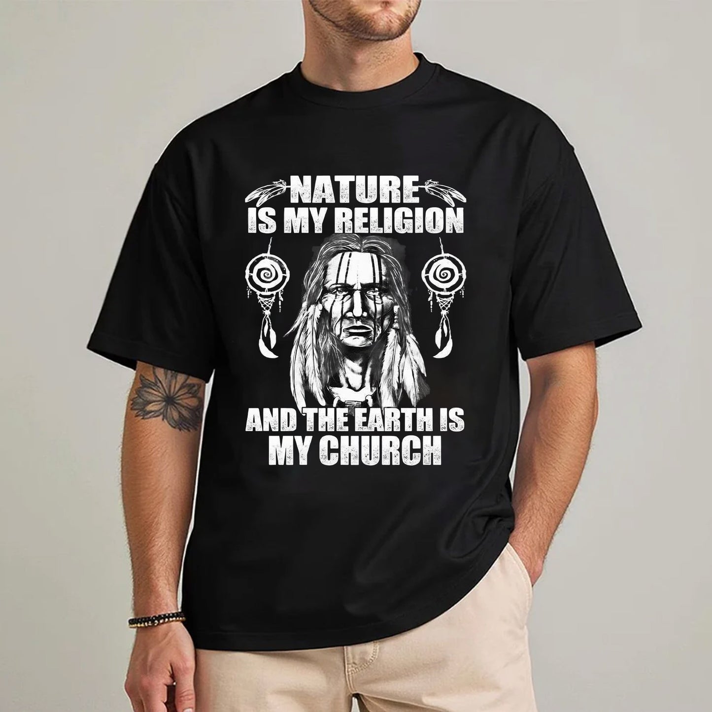 Nature & Earth Statement - Elder Portrait Design Unisex T-Shirt/T-Shirt V-Neck/Hoodie/Sweatshirt
