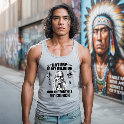 Nature & Earth Statement - Elder Portrait Design Unisex Tank Top