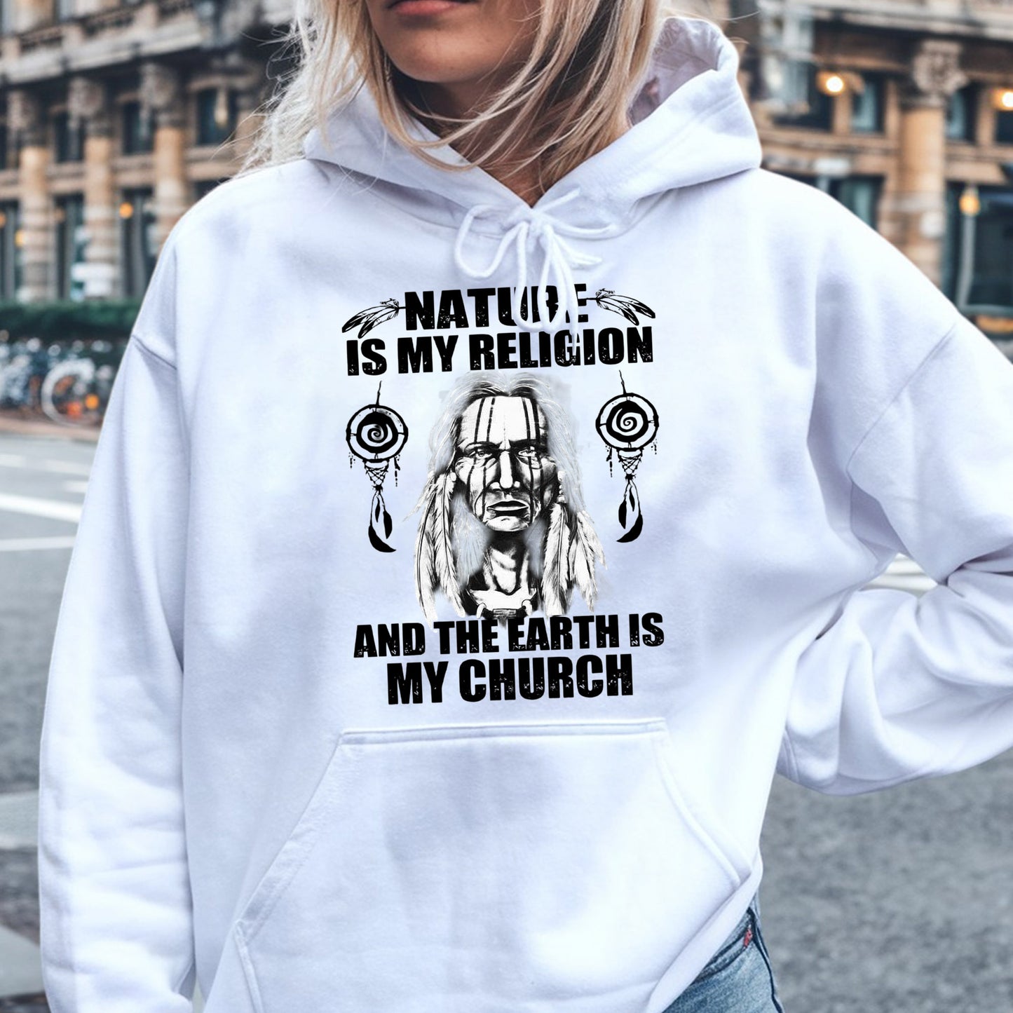 Nature & Earth Statement - Elder Portrait Design Unisex T-Shirt/T-Shirt V-Neck/Hoodie/Sweatshirt