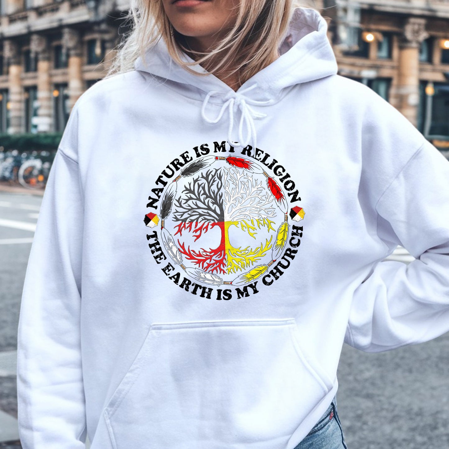Nature Is My Religion - The Earth Is My Church Unisex T-Shirt/T-Shirt V-Neck/Hoodie/Sweatshirt