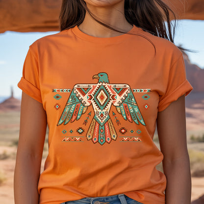 Every Child Matters Eagle Orange Shirt - Indigenous Awareness Graphic Tee