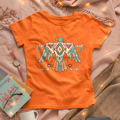 Every Child Matters Eagle Orange Shirt - Indigenous Awareness Graphic Tee