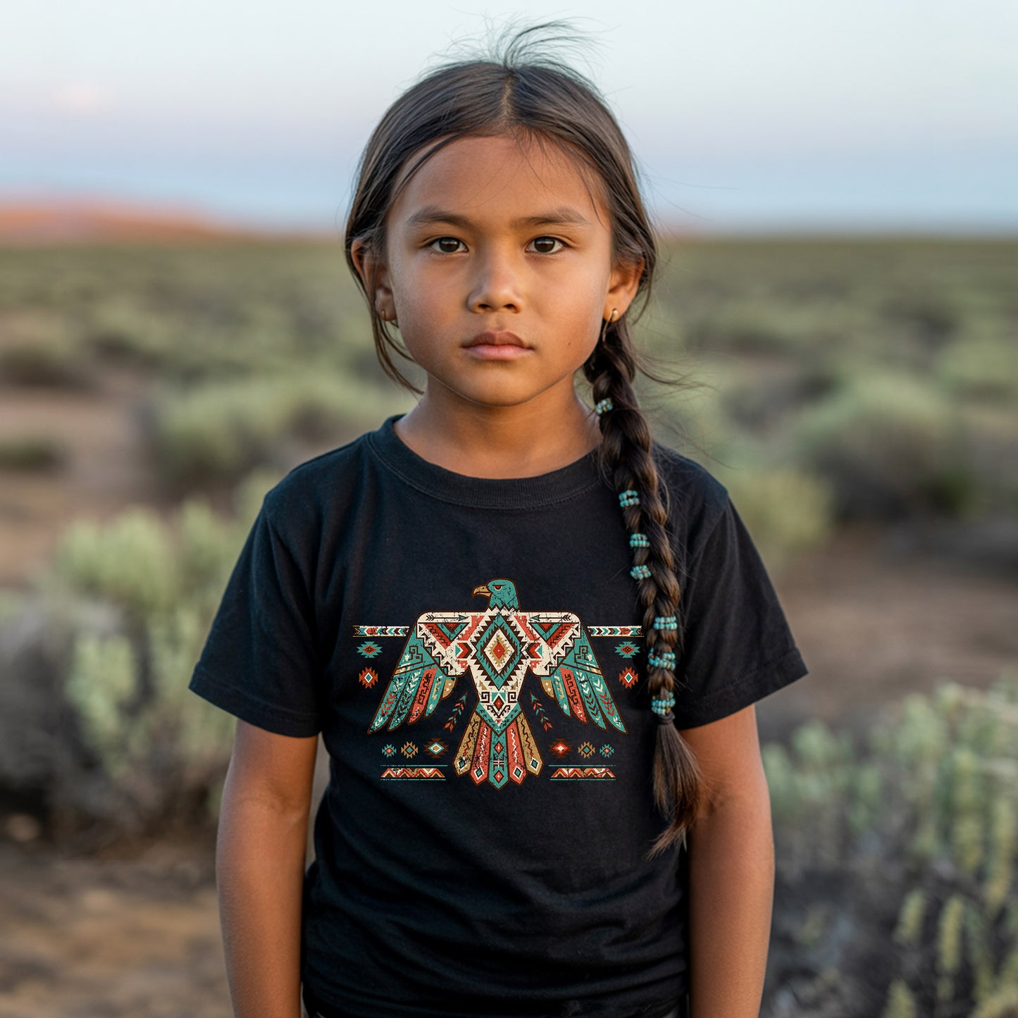Every Child Matters Eagle Orange Shirt - Indigenous Awareness Graphic Tee