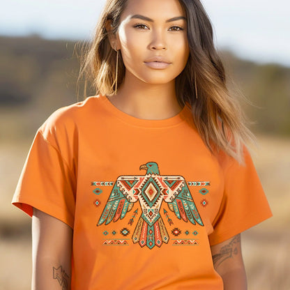Every Child Matters Eagle Orange Shirt - Indigenous Awareness Graphic Tee