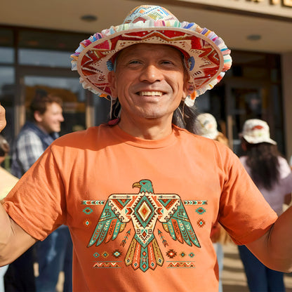 Every Child Matters Eagle Orange Shirt - Indigenous Awareness Graphic Tee