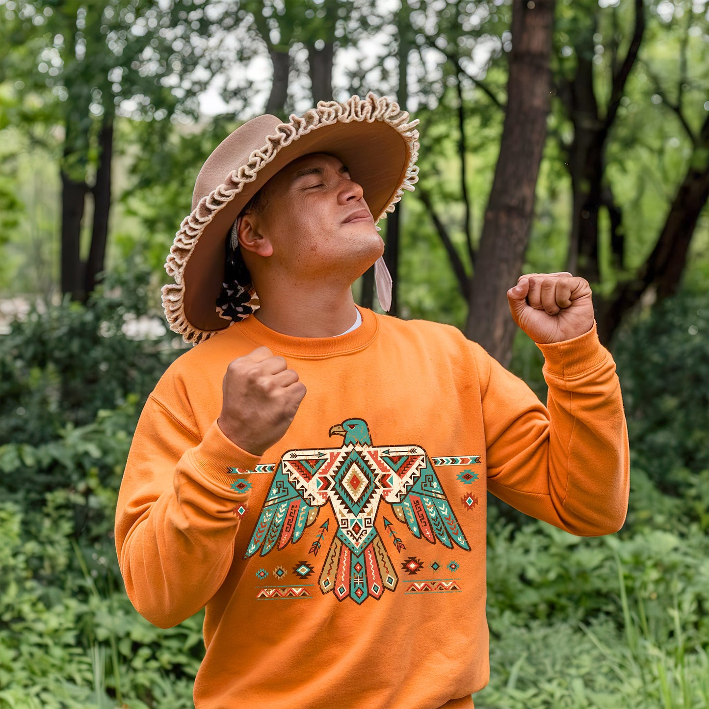Every Child Matters Eagle Orange Shirt - Indigenous Awareness Graphic Tee