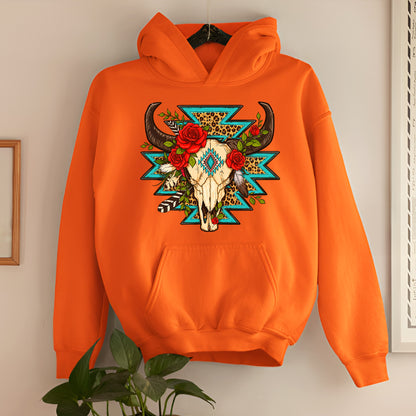 Every Child Matters Buffalo Skull Orange Shirt - Western Awareness Tee
