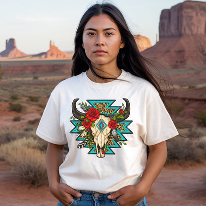 Every Child Matters Buffalo Skull Orange Shirt - Western Awareness Tee