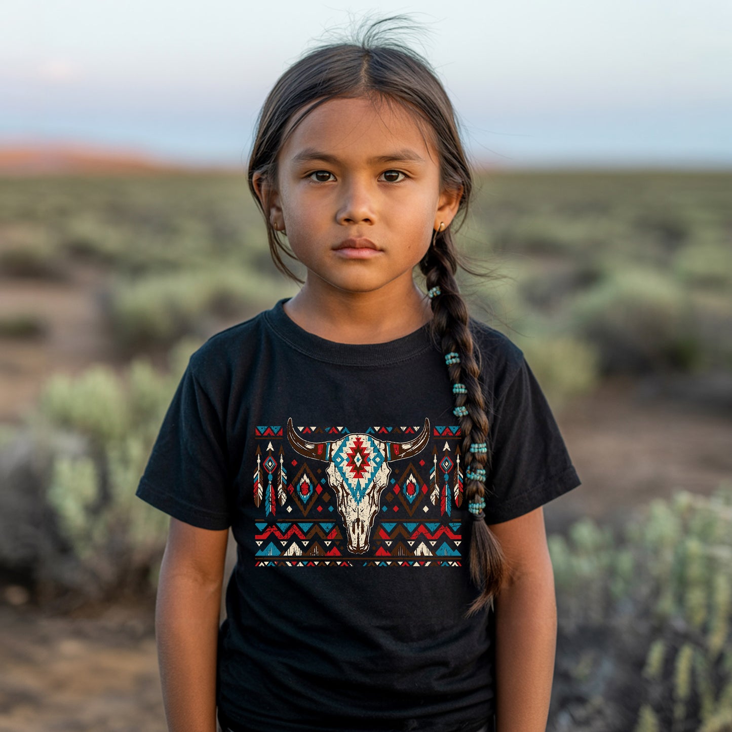 Every Child Matters Western Buffalo Skull Shirt - Unisex Graphic Tee
