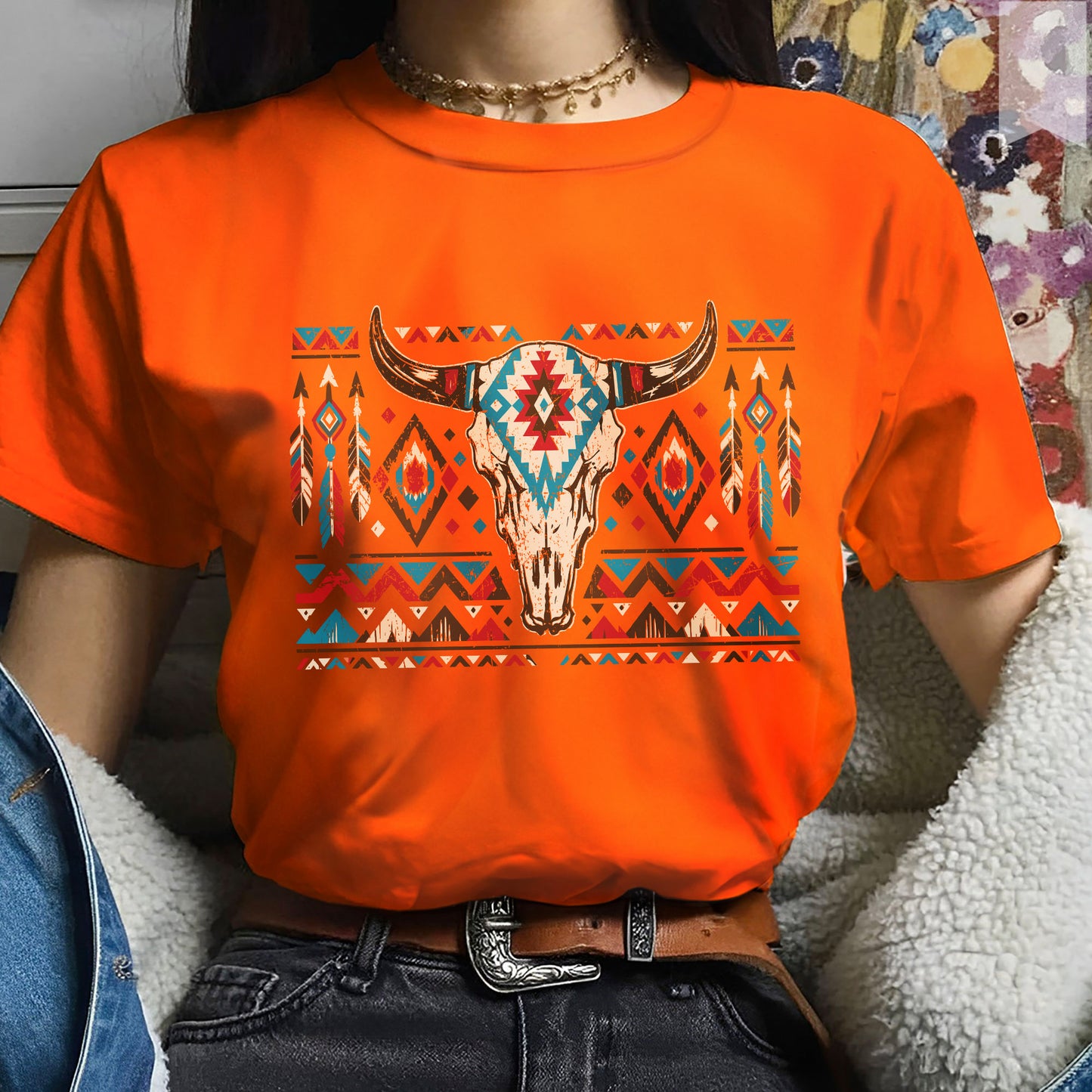 Every Child Matters Western Buffalo Skull Shirt - Unisex Graphic Tee