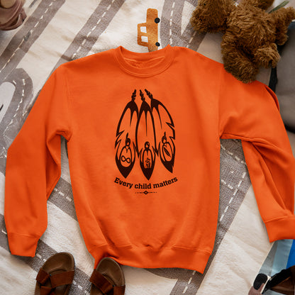 Every Child Matters Orange Shirt Day - Indigenous Awareness Feather Graphic Unisex T-shirt/Hoodie/Sweatshirt