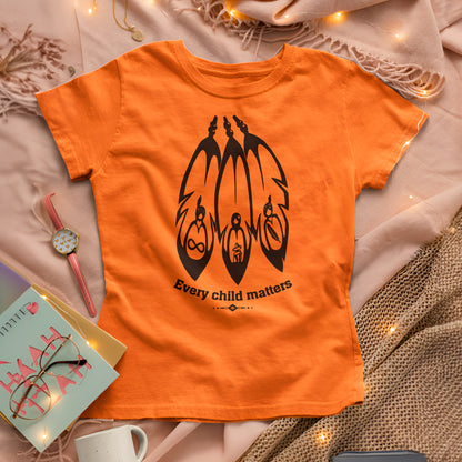 Every Child Matters Orange Shirt Day - Indigenous Awareness Feather Graphic Unisex T-shirt/Hoodie/Sweatshirt