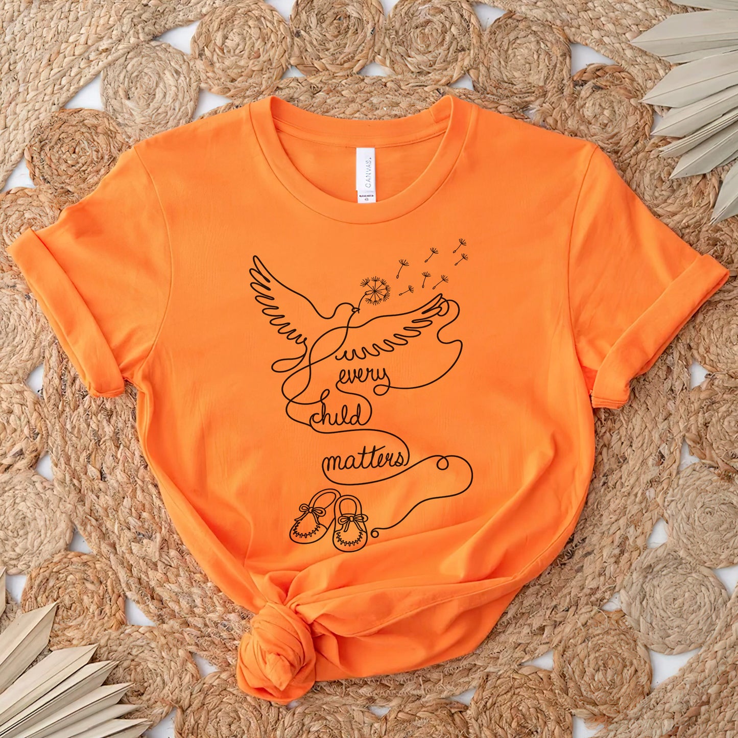 Every Child Matters Orange Shirt Day - Healing Dove Indigenous Remembrance Unisex T-shirt/Hoodie/Sweatshirt