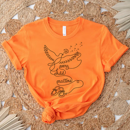 Every Child Matters Orange Shirt Day - Healing Dove Indigenous Remembrance Unisex T-shirt/Hoodie/Sweatshirt