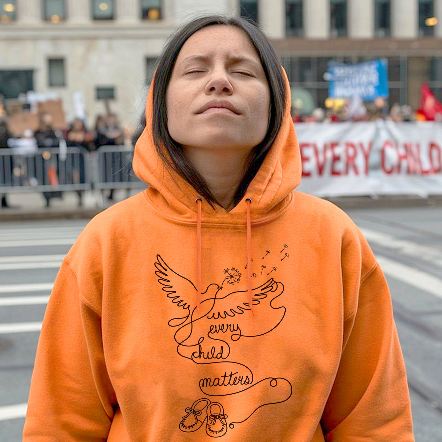 Every Child Matters Orange Shirt Day - Healing Dove Indigenous Remembrance Unisex T-shirt/Hoodie/Sweatshirt