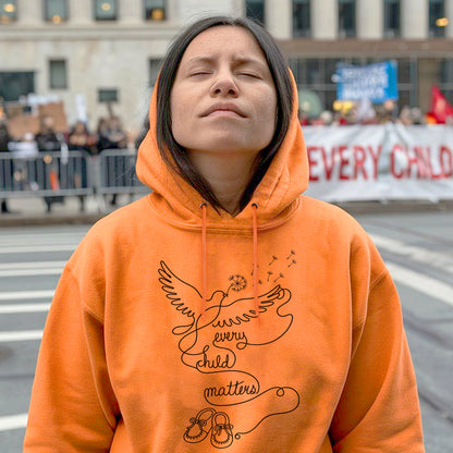 Every Child Matters Orange Shirt Day - Healing Dove Indigenous Remembrance Unisex T-shirt/Hoodie/Sweatshirt
