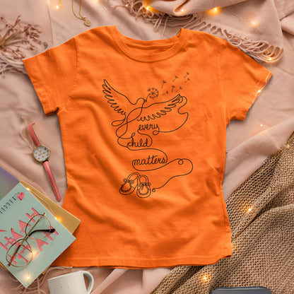 Every Child Matters Orange Shirt Day - Healing Dove Indigenous Remembrance Unisex T-shirt/Hoodie/Sweatshirt